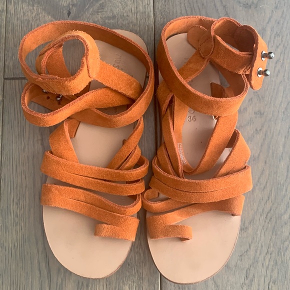 Orange Musse & Cloud Intense Sandals - Picture 3 of 4